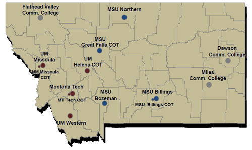 Montana state map